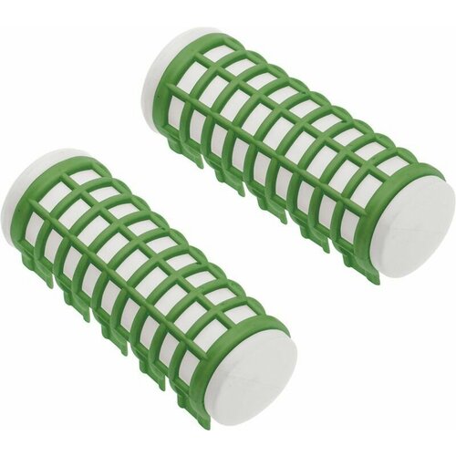 Бигуди термо зеленые термобигуди с пластиковыми зажимами d 23 мм x 68 мм 6шт 708₽