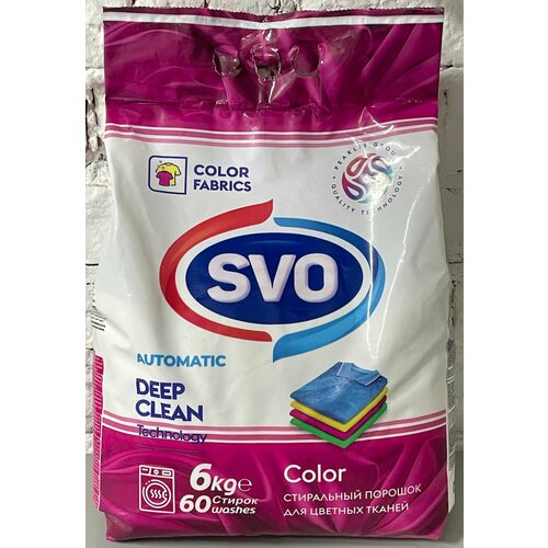 Стиральный порошок COLOR FABRICS Color 6кг 60 стирок 1880₽
