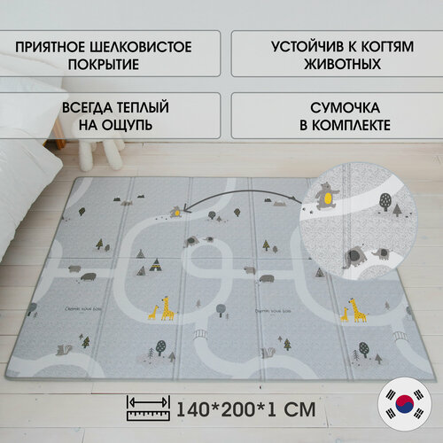 Складной коврик Sillky Portable Новые тропинки, 140x200x1 см