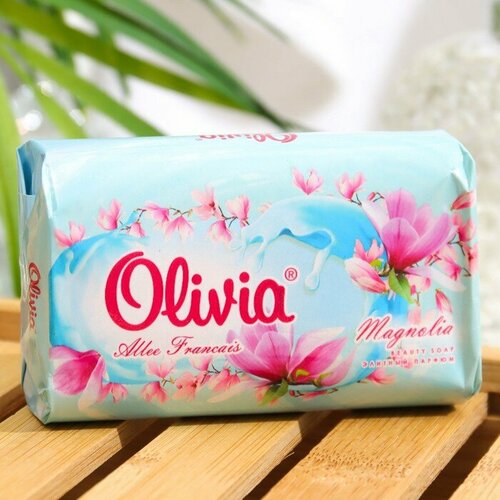 ALVIERO Мыло туалетное Olivia магнолия, 90 г