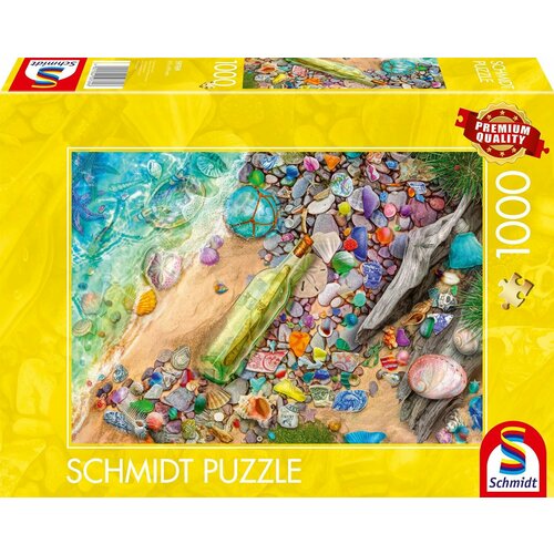 Пазл для взрослых Schmidt 1000 деталей: Пляжные сокровища пазл для взрослых schmidt 1000 деталей семья лошадей