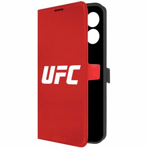 Чехол-книжка Krutoff Eco Book для Honor X7a UFC (красный)