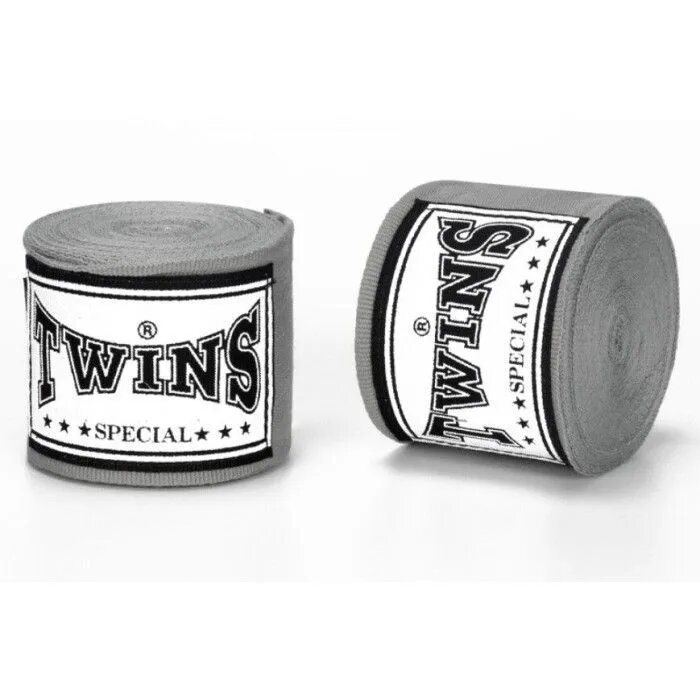 Бинты Боксерские бинты Twins Special CH5-GY (хлопок) серые, длина 4.5 м
