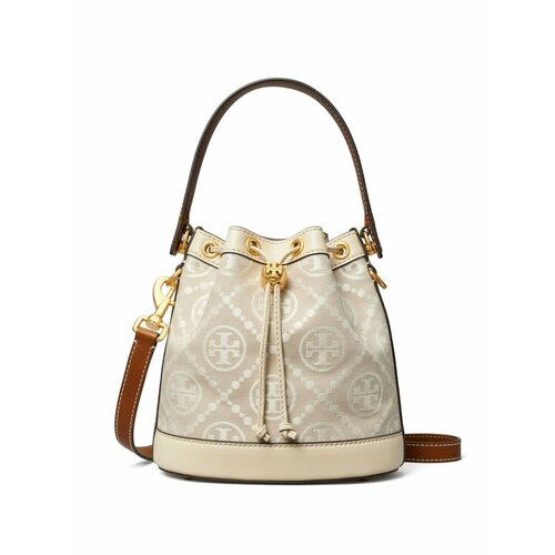 Сумка ведро Tory Burch, фактура тиснение