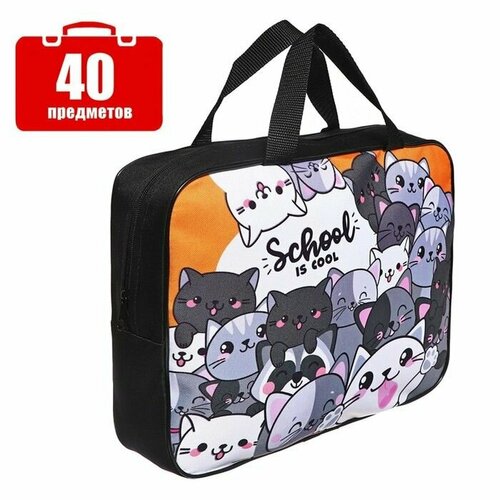Набор первоклассника в папке Коты 40 предметов 5025₽