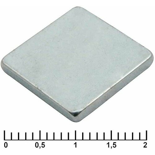 B 15x15x2 N35 Магнит B 15x15x2 мм класс N35 квадратный 990₽