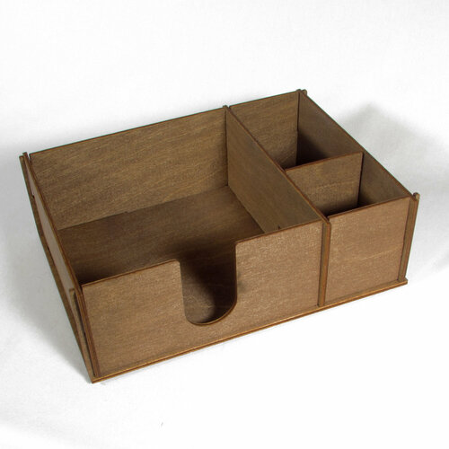 Салфетница деревянная DOMNATURE 20 x 14 x 6 см