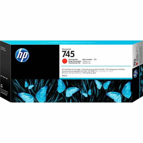 Картридж для струйного принтера HP 745 Chromatic Red F9K06A