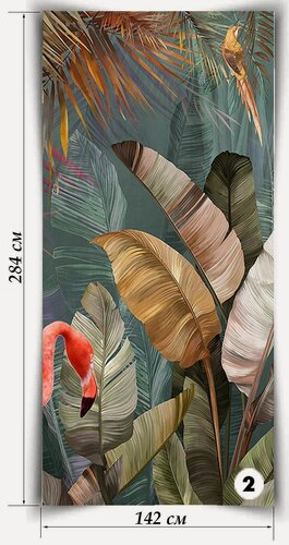 Изображение товара Мраморные обои Фламинго, лист 142х284 см, 4,033 кв. м, толщина 2 мм, подходит для наружной и внутренней отделки, экологичный, состоит из натуральной мраморной кроошки