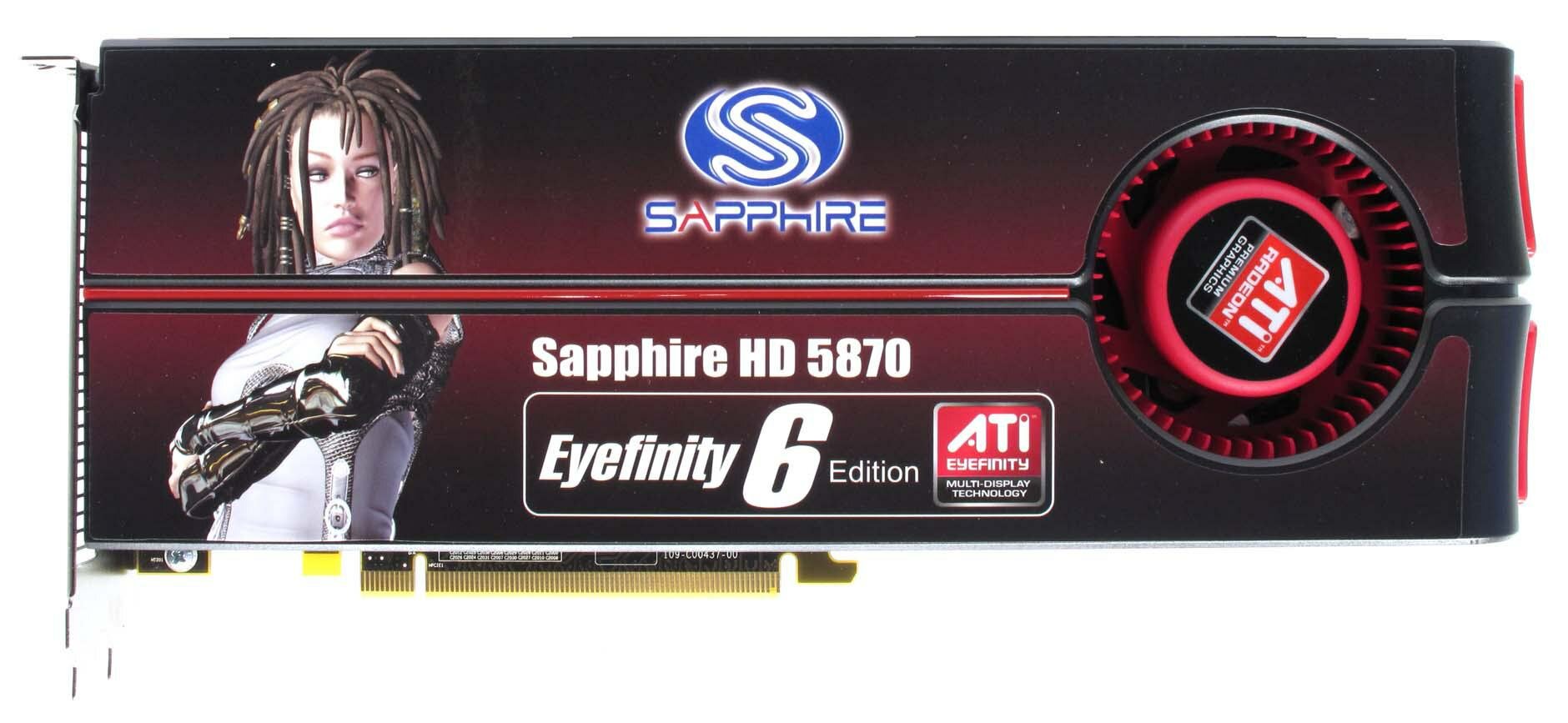 Видеокарта Sapphire HD5870 2GB GDDR5 PCIE (Eyefinity 6 Edition)