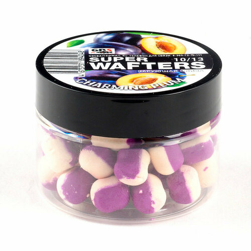 бойлы carp sweets wafters тутти фрутти 10х7мм 20гр вафтерсы наживка на карпа бойлы нейтральной плавучести Вафтерсы чарующая слива 10х13мм GBS 2024