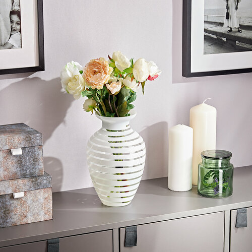 Ваза Классика стекло цвет белый 26 см 3778₽