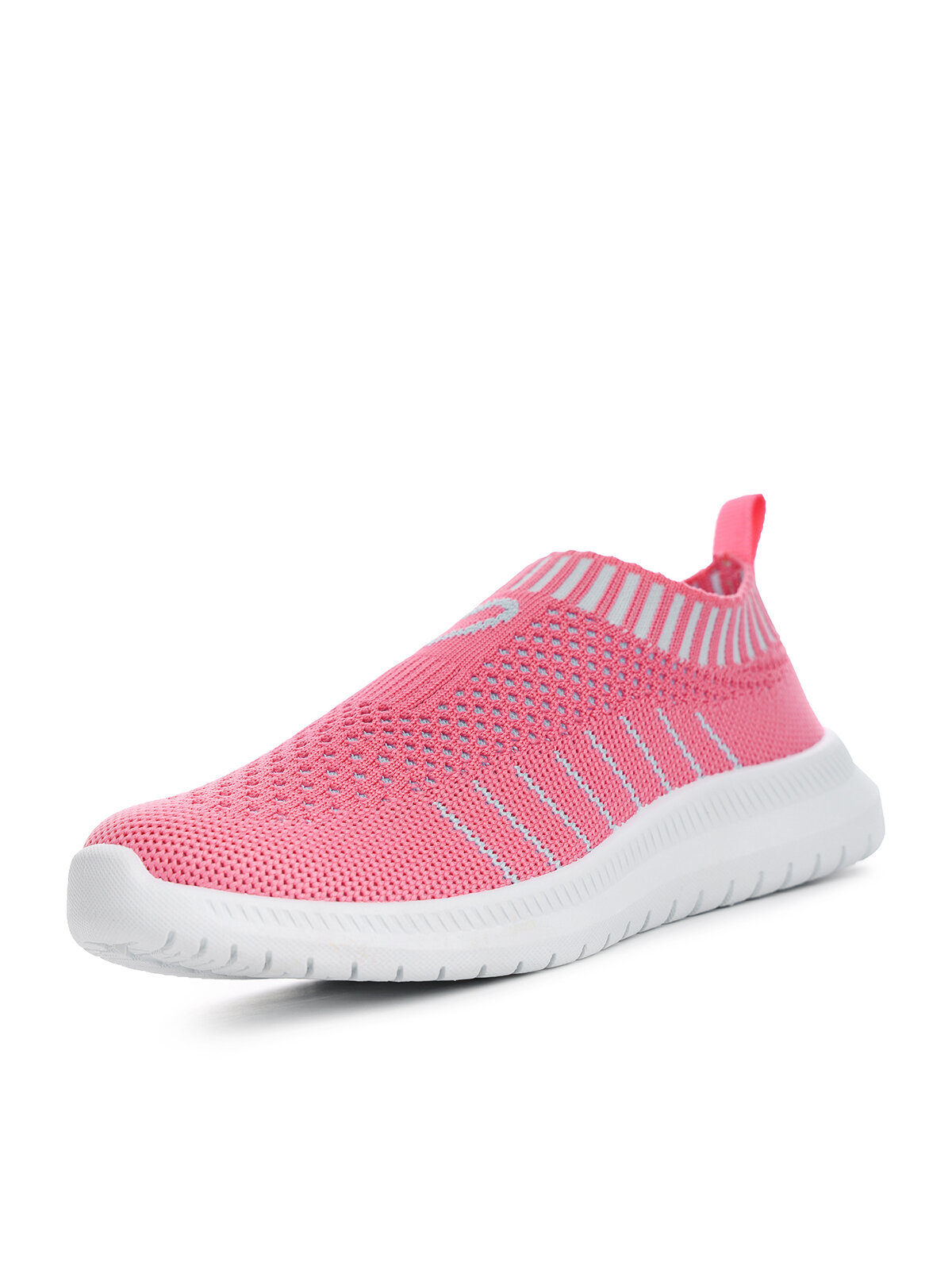 фото Розовые текстильные кроссовки для девочек на шнуровке Pulse 17-21GO-528T