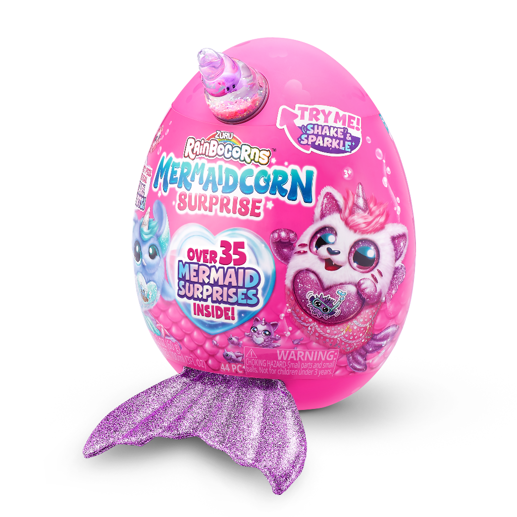 Мягкая игрушка Zuru RainBocorns Mermaidcorn Surprise яйцо зуру русалка Фиолетовый 24 см / зуру