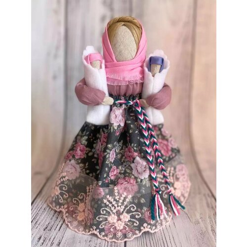 Народная кукла оберег Мамушка Двойное счастье