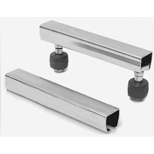 Кронштейн квадратный с 2-мя нейлоновыми роликами ролтэк - 054