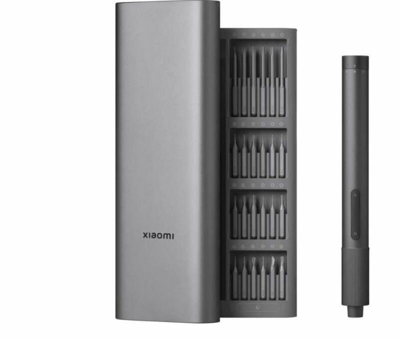 Электрическая отвертка Xiaomi Mijia Electric Screwdriver 24 in 1 (MJDDLSD003QW) серый