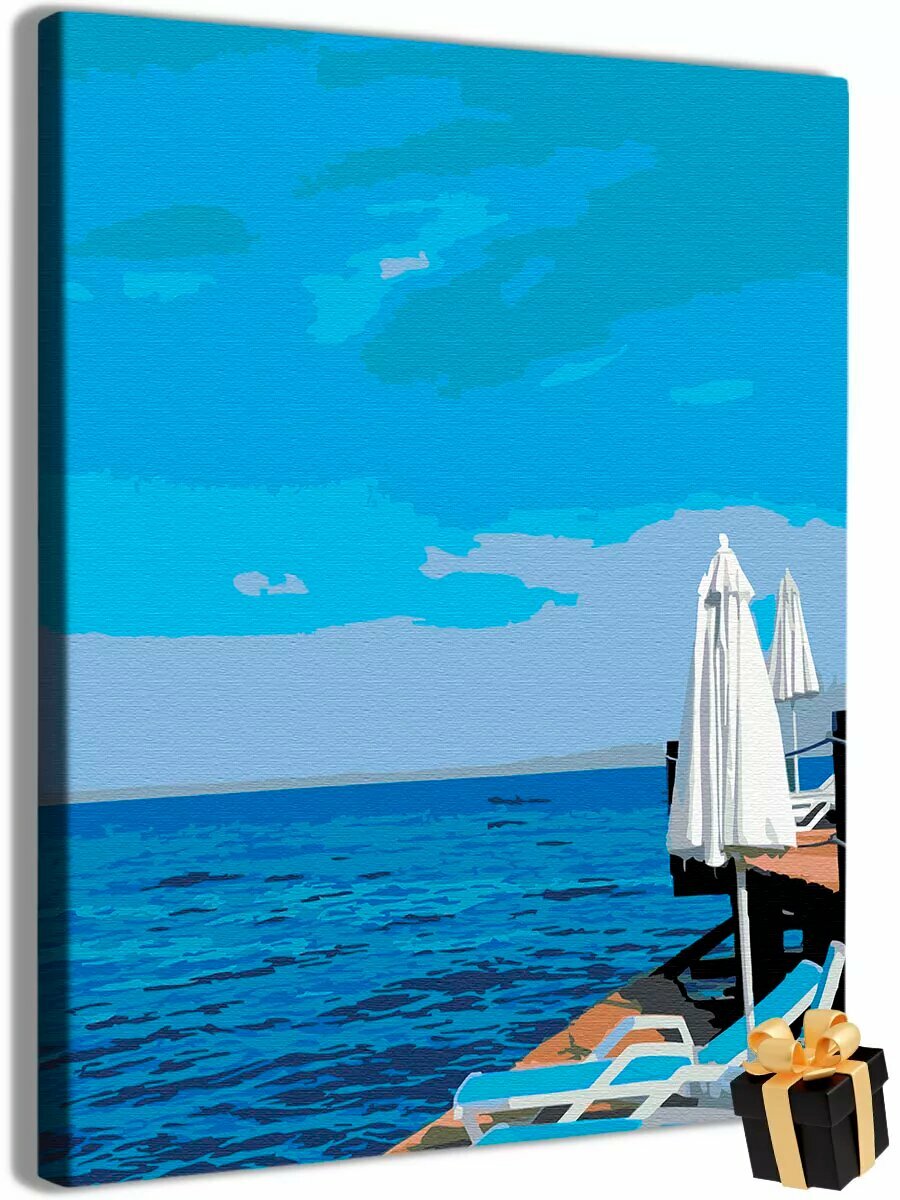 Картина по номерам море