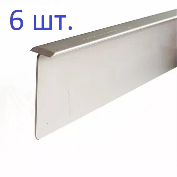 фото Планка щелевая/стыковочная для столешницы, 38*600 / R-2,5, алюминий