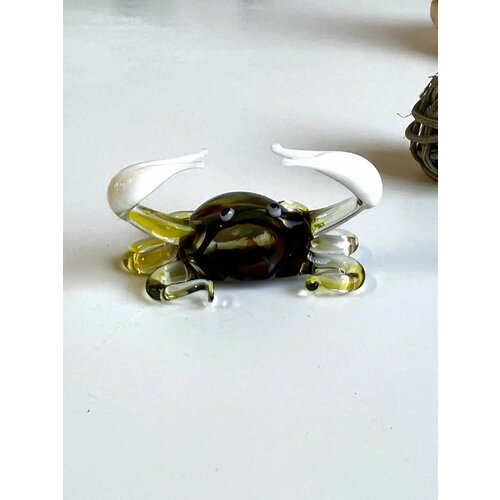 Фигурка краб из художественного стекла