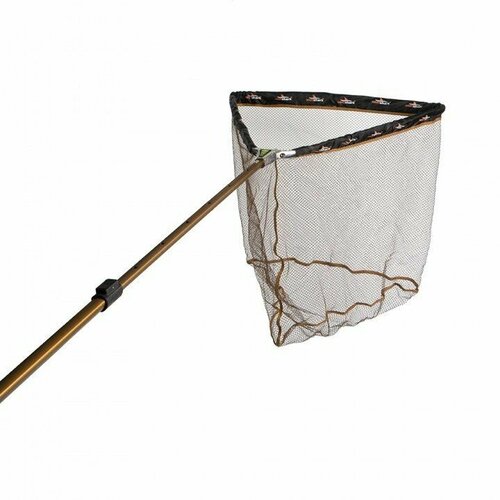 Подсак EastShark треугольный, прорезиненный, металлическая ручка, капроновая нить 70x70 см