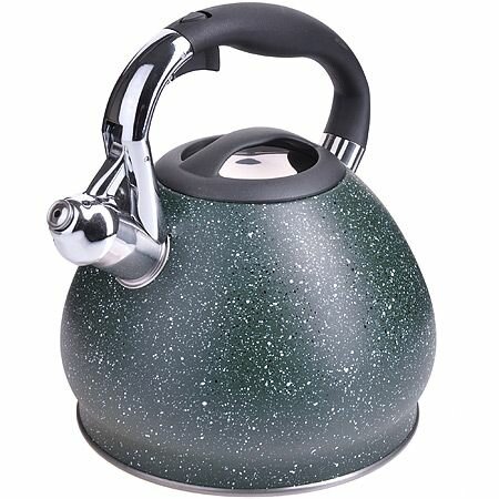 фото Чайник со свистком 3,4л для индукционной плиты