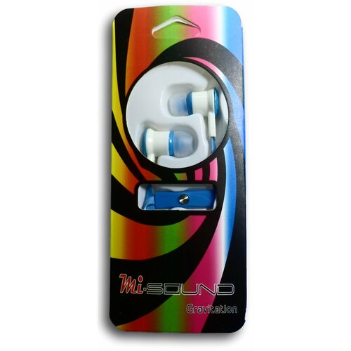 Наушники Mi-Sound Gravitation с микрофоном Бирюзовые 300₽