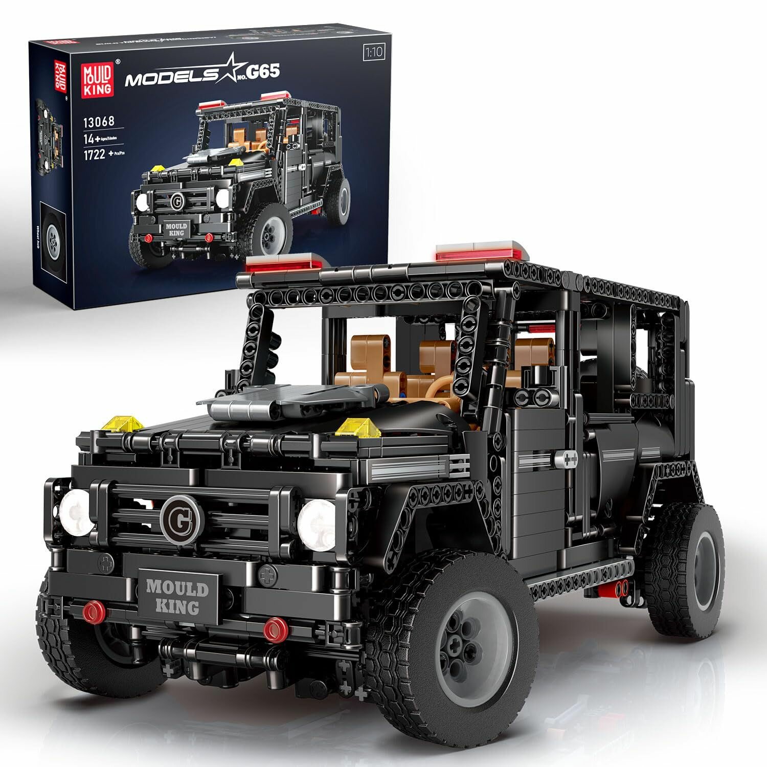 Конструктор Mould King 13068 Mercedes-benz G65 Black,1722 детали