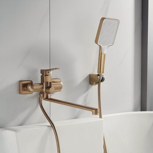 Изображение товара Смеситель для ванны Shevanik латунь, с душевым гарнитуром