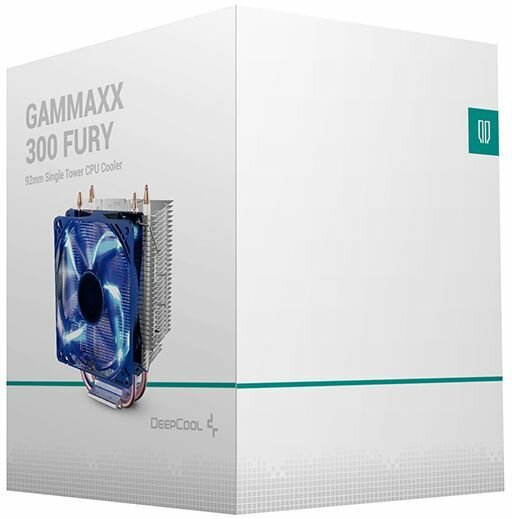 Вентилятор для процессора Deepcool GAMMAXX 300 FURY (Soc-115x/1200/AM4/4pin Al+Cu 130W клипсы) (DP-MCH3-GMX300) — фото 1