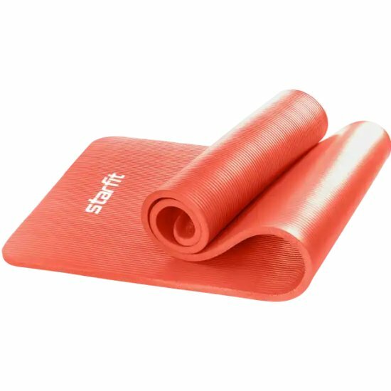 Коврик для йоги и фитнеса Starfit FM-301 NBR 15 см 183x61 см коралловый