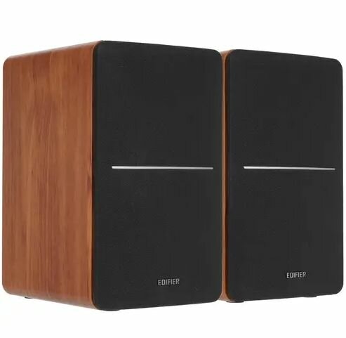 Колонки 2.0 Edifier R1280Ts (R1280Ts) коричневые - 42 Вт, беспроводной ПДУ, питание - сеть 220В