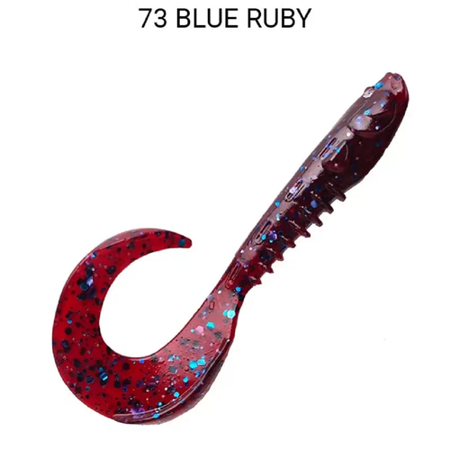 Силиконовая приманка мягкая съедобная Crazy Fish King Tail 2.5