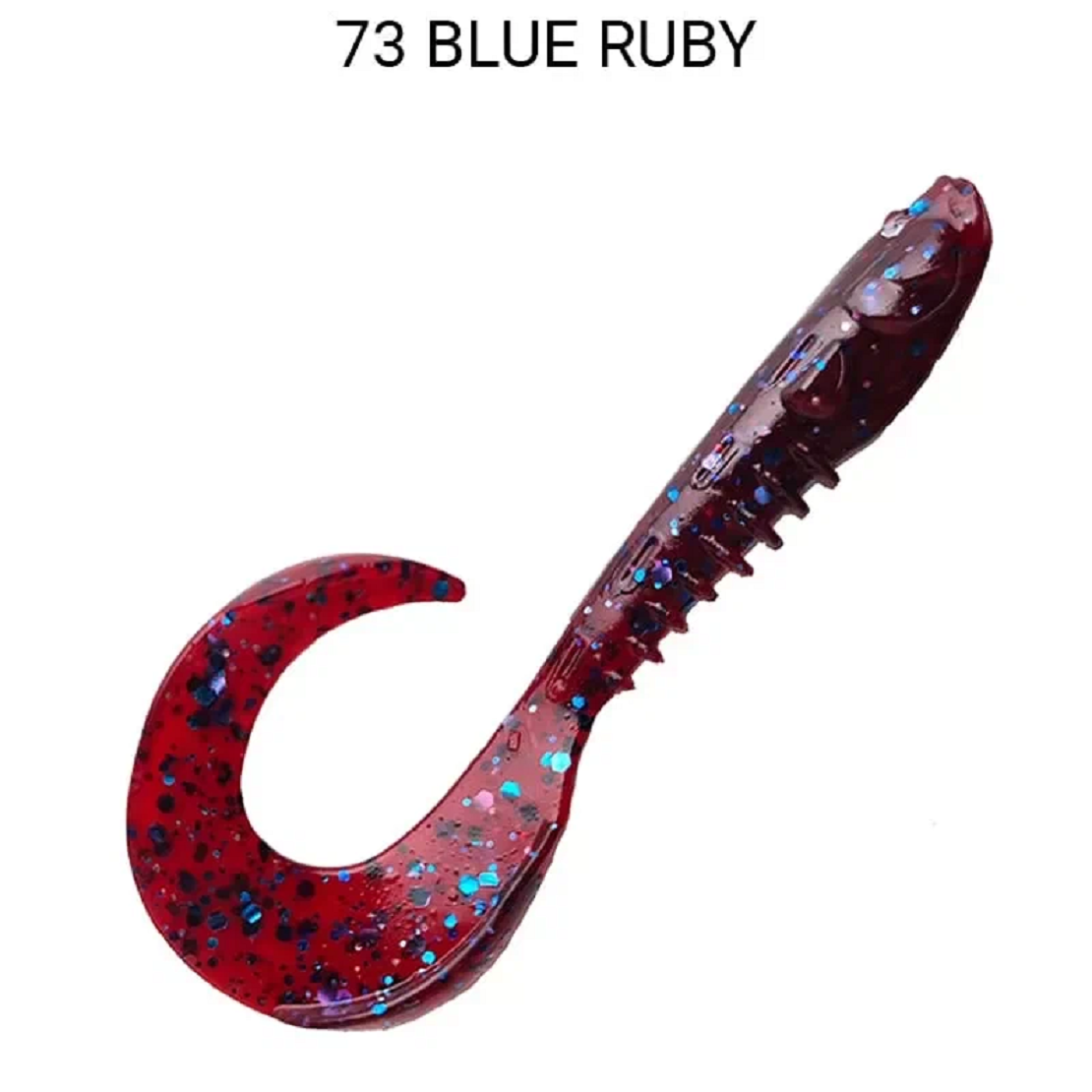 Силиконовая приманка мягкая съедобная Crazy Fish King Tail 2.5" 63 мм 27-65-73-6 6 шт