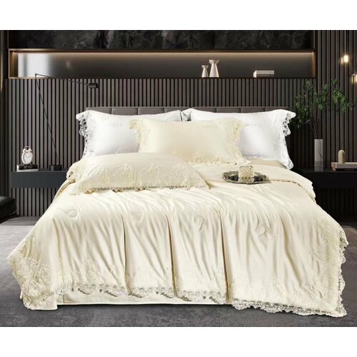 Комплект постельного белья с одеялом, La Perla, Сатин люкс, Евро, наволочки 50x70