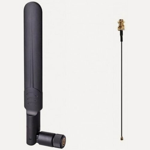 Изображение товара Антенна с удлинителем IPX4 для WiFI, BT Ks-is (KS-790B) комплект, SMA M + IPX4 F