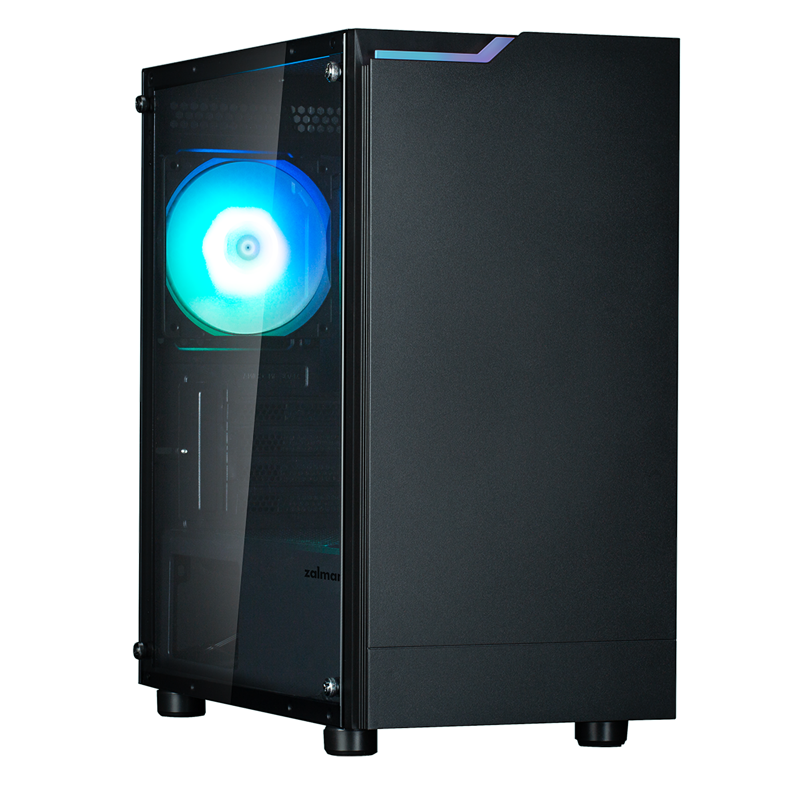 Корпус для ПК Zalman T4 PLUS Black (mATX, без БП, 2хUSB 3.0, 1хUSB 2.0, с окном)