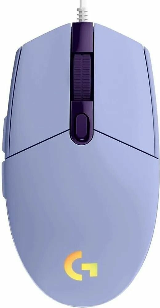 Logitech G Игровая мышь проводная G102 LIGHTSYNC, черный