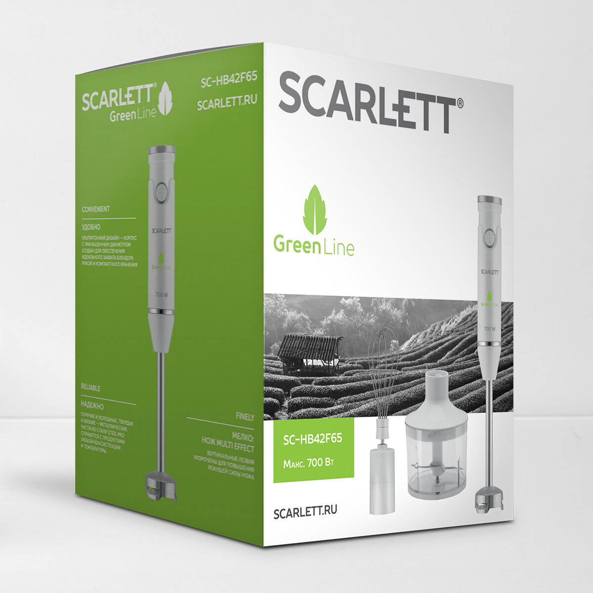 блендер SCARLETT SC-HB42F65 700Вт 1скор. венчик/измельчит. - фото №5