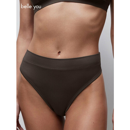 фото Трусы belle you bamboo nude, размер l, кофейный