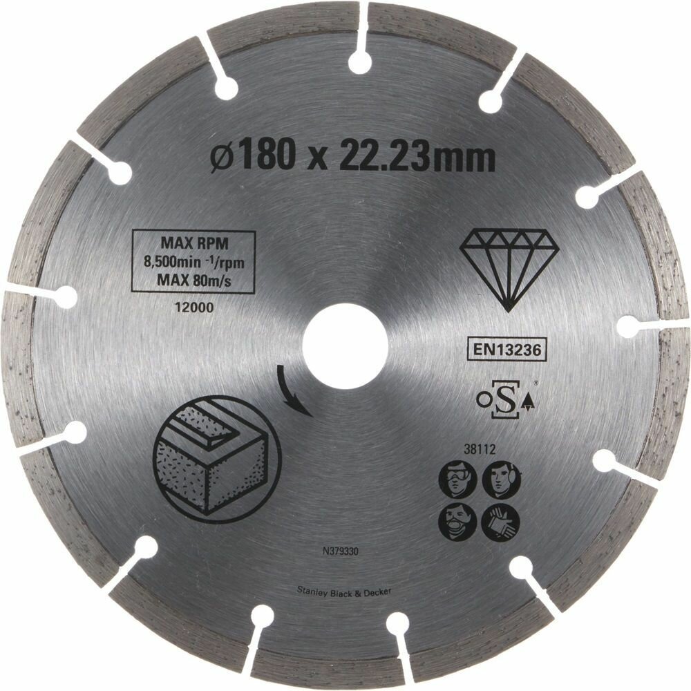 Диск алмазный stanley fatmax 180*22.2