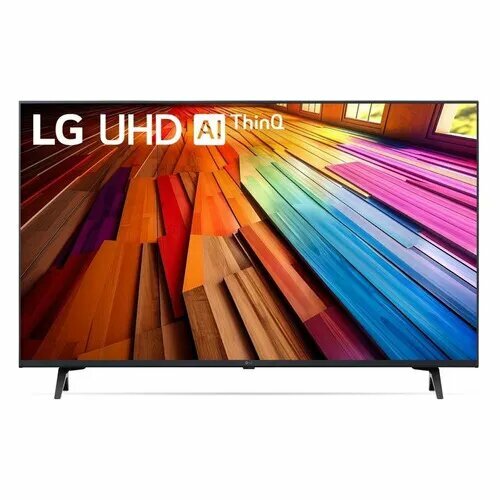 43 Телевизор LG 43UT80006LA ARUG 4K Ultra HD черный смарт ТВ WebOS 39423₽