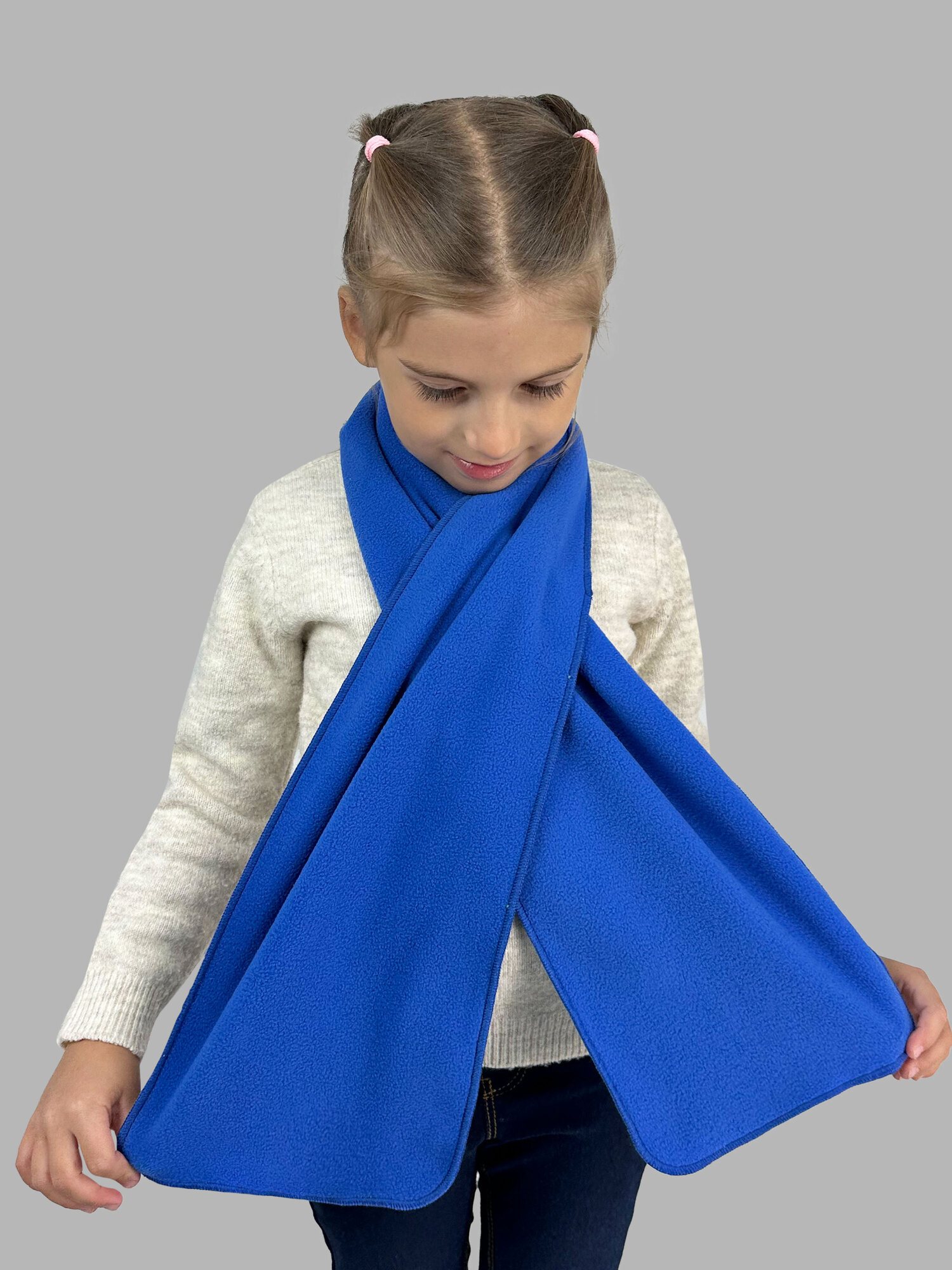 Шарф Body Pillow для детей,120х19 см, васильковый — фото 1