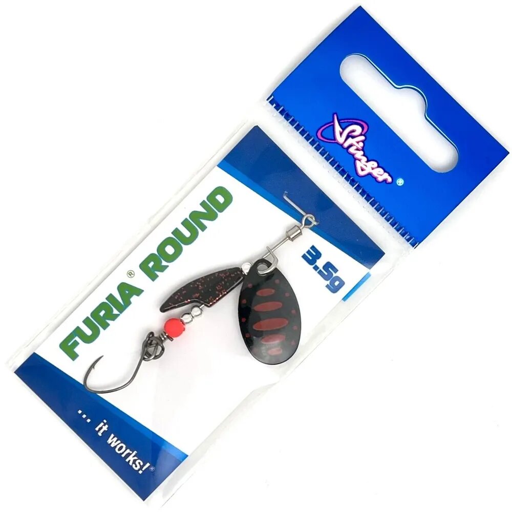 Блесна Stinger Furia Round #1 3,5гр #BR Для ловли форели — фото 1