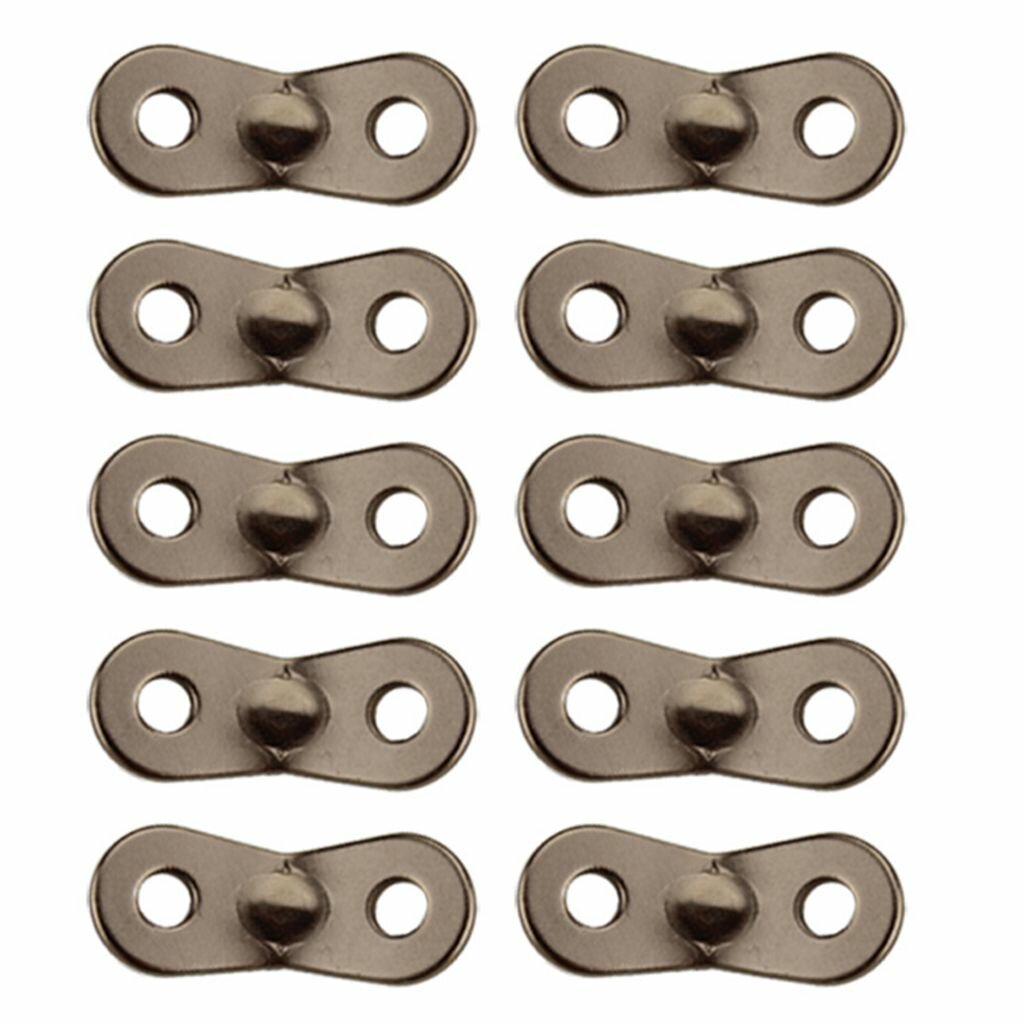 Прочие аксессуары для палатки Фурнитура для веревок навеса палатки и зонта - коричневая 10 штук