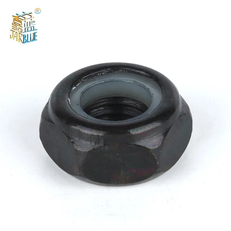 JARBLUE Самоконтрящиеся гайки DIN985 из оцинкованной углеродистой стали, hei, M6-20Pcs