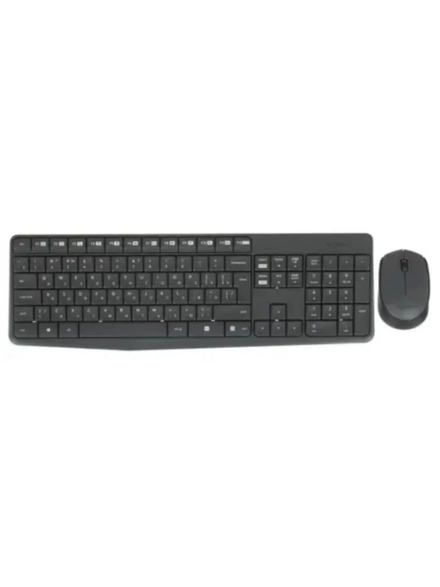 Клавиатура и мышь Logitech MK235, русская раскладка