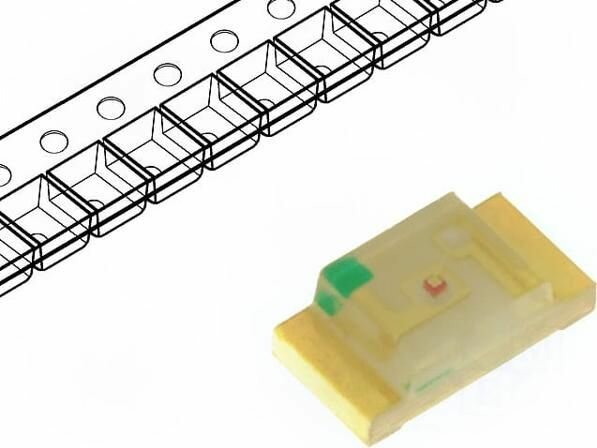 Светодиод KINGBRIGHT KP-3216SGC LED SMD 1206 green 3.2x1.6x1.1mm 120 град. от 2.2 до 2.5V 1шт