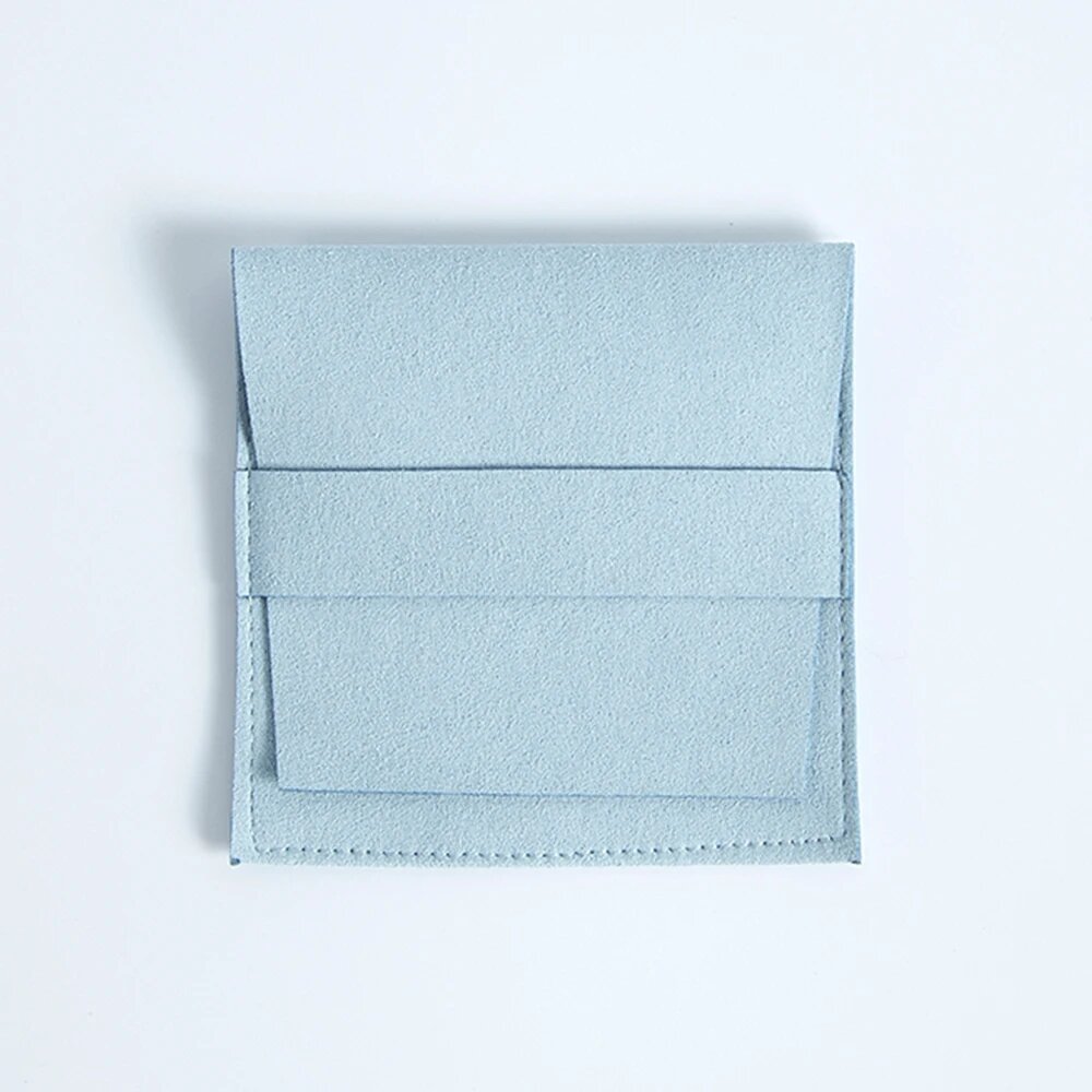 Сумки-конверты из микрофибры Weikende 5 шт. Голубой, 8x8cm, blue