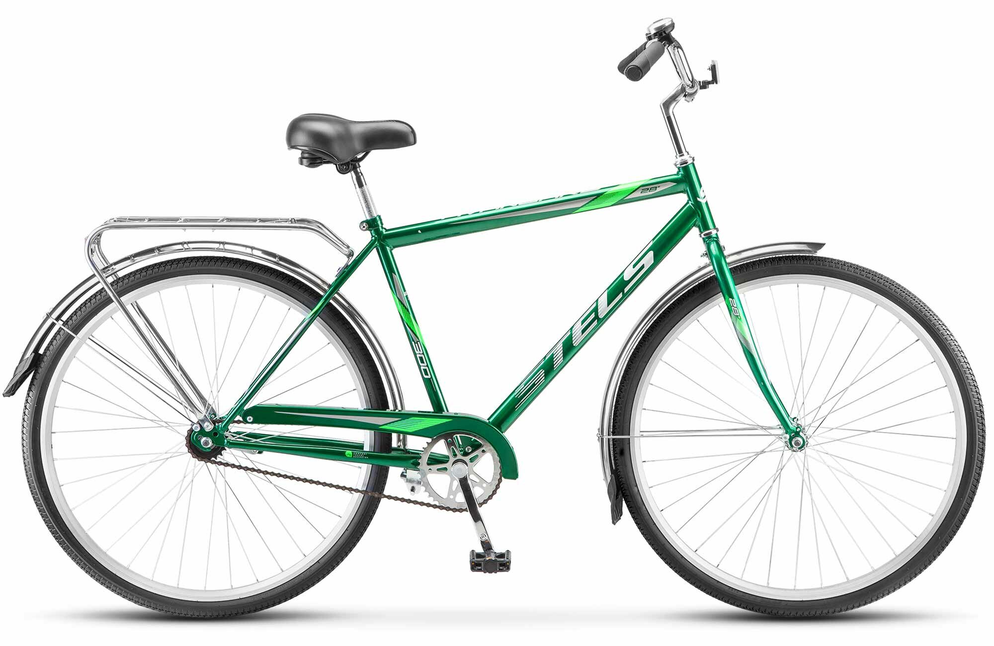 Велосипед для города и туризма STELS Avangard 300 28" C Z010 (м) 20" зеленый